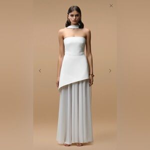 Matters Store Monaco White Dress with Scarf